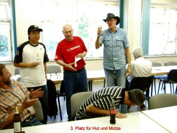 3. Platz f&uuml;r Hut und M&uuml;tze